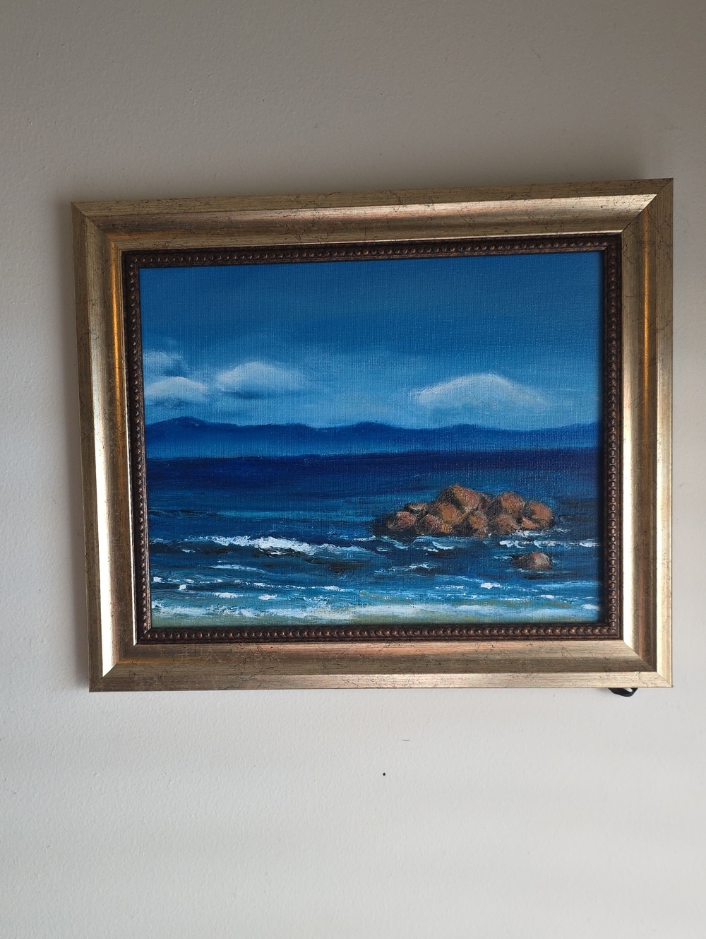 Seaside Canvas Wall Art - Blue Ocean Landscape